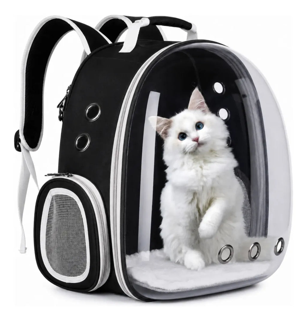 Maleta Morral Mascotas Burbuja Orificios
