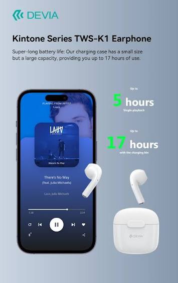 Audifonos DEVIA Bluetooth Lite 1