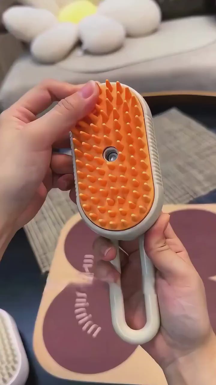 Cepillo Para Mascotas A Vapor Con Manija